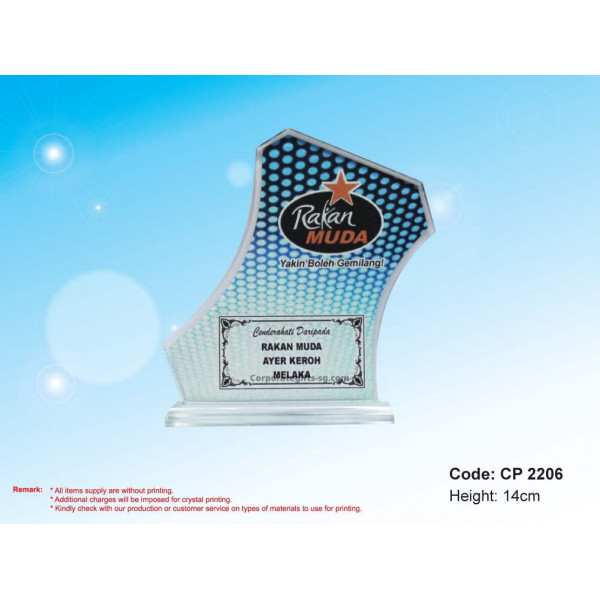 CP 2206 Crystal Plaque